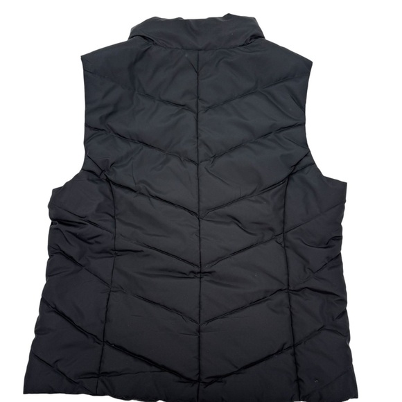 Cole Haan Womens Large Puffer Vest Black Insulated Full Zip Pockets - Picture 2 of 7
